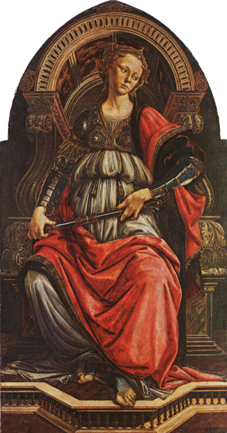 Courage, Sandro Botticelli, 1470.