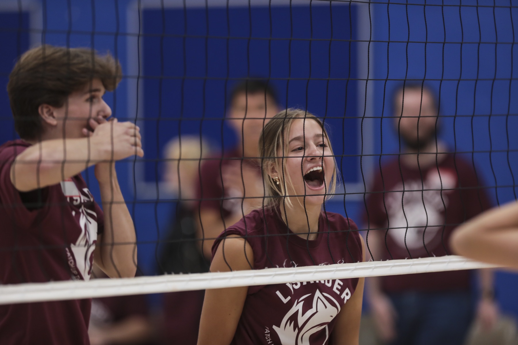 NOCA Spartans volleyball — Upper School students competing in interscholastic play.